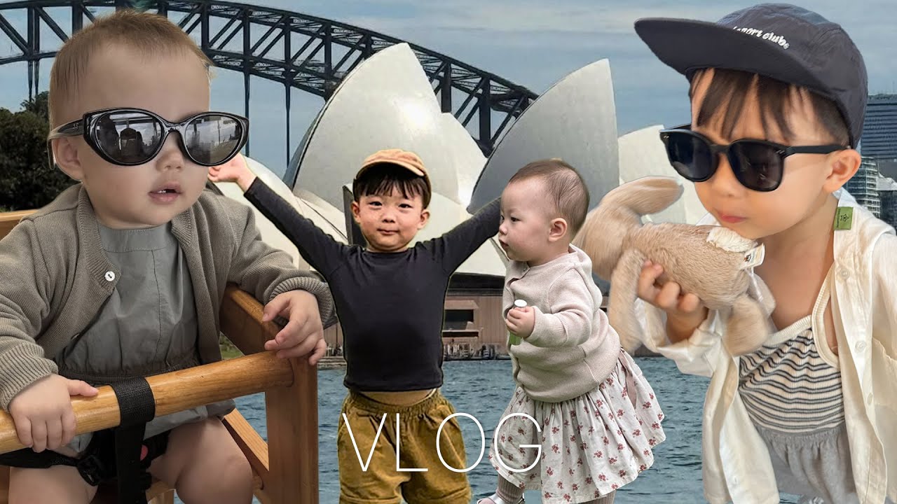 [VLOG] 먹고! 놀고! 즐기고! 태린남매의 시드니 라이프🇦🇺🤍[EN/JP]