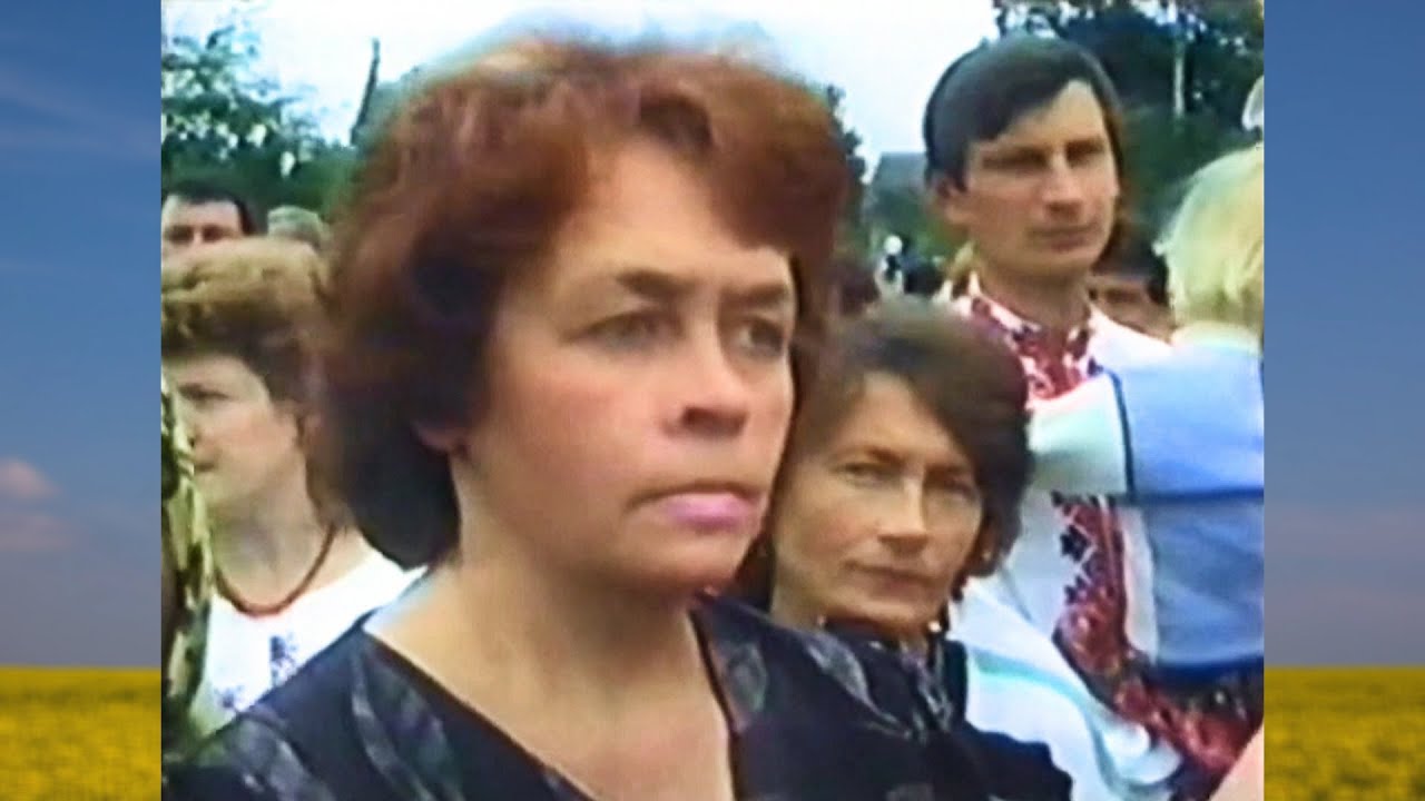 Освячення прапора у с.Ожидів 1990р