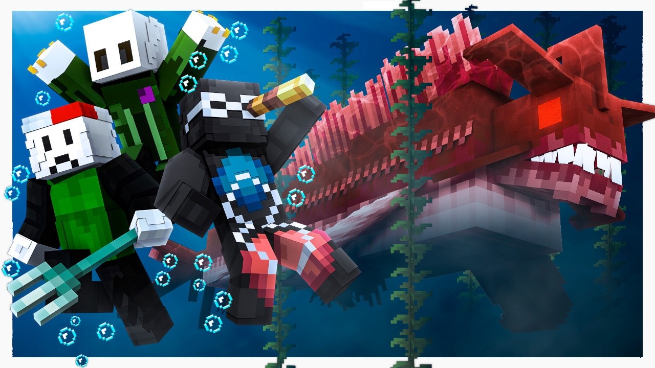 Invite A Mis Amigos A Sobrevivir A Las Areas Mas Profundas Del Oceano / Talasofobia Minecraft