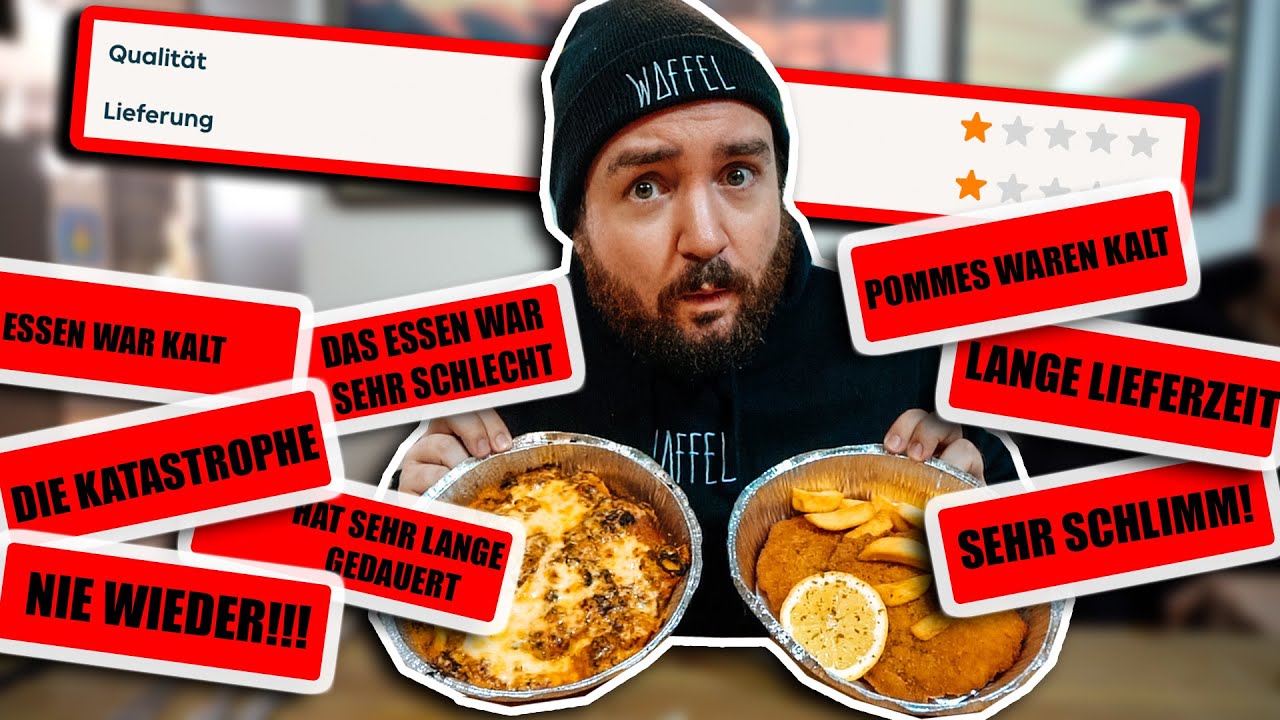 Wir BESTELLEN beim SCHLECHTESTEN SCHNITZEL Lieferdienst