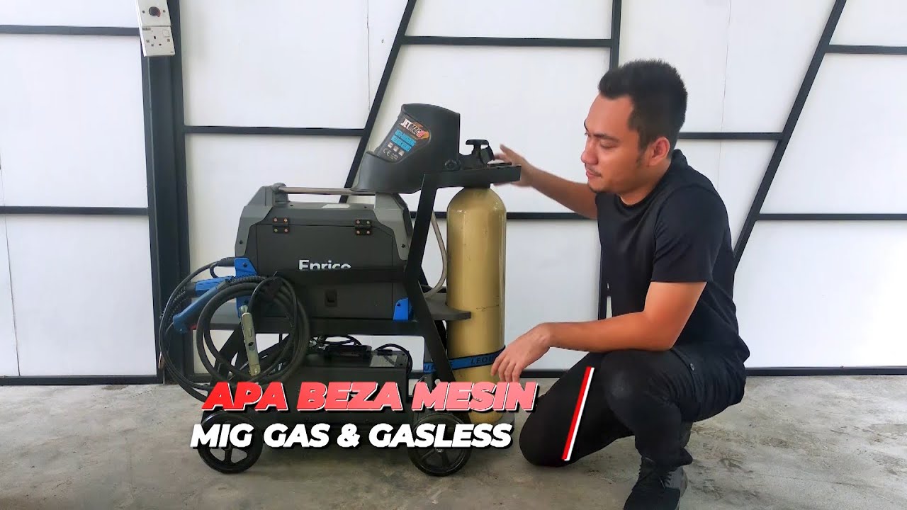 APA BEZA MESIN MIG GAS DAN GASLESS