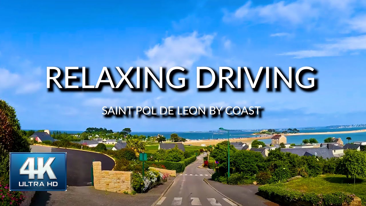 [4K]🏍️Relaxing Motorbike Driving Brittany, France 2023| HDR 60fps