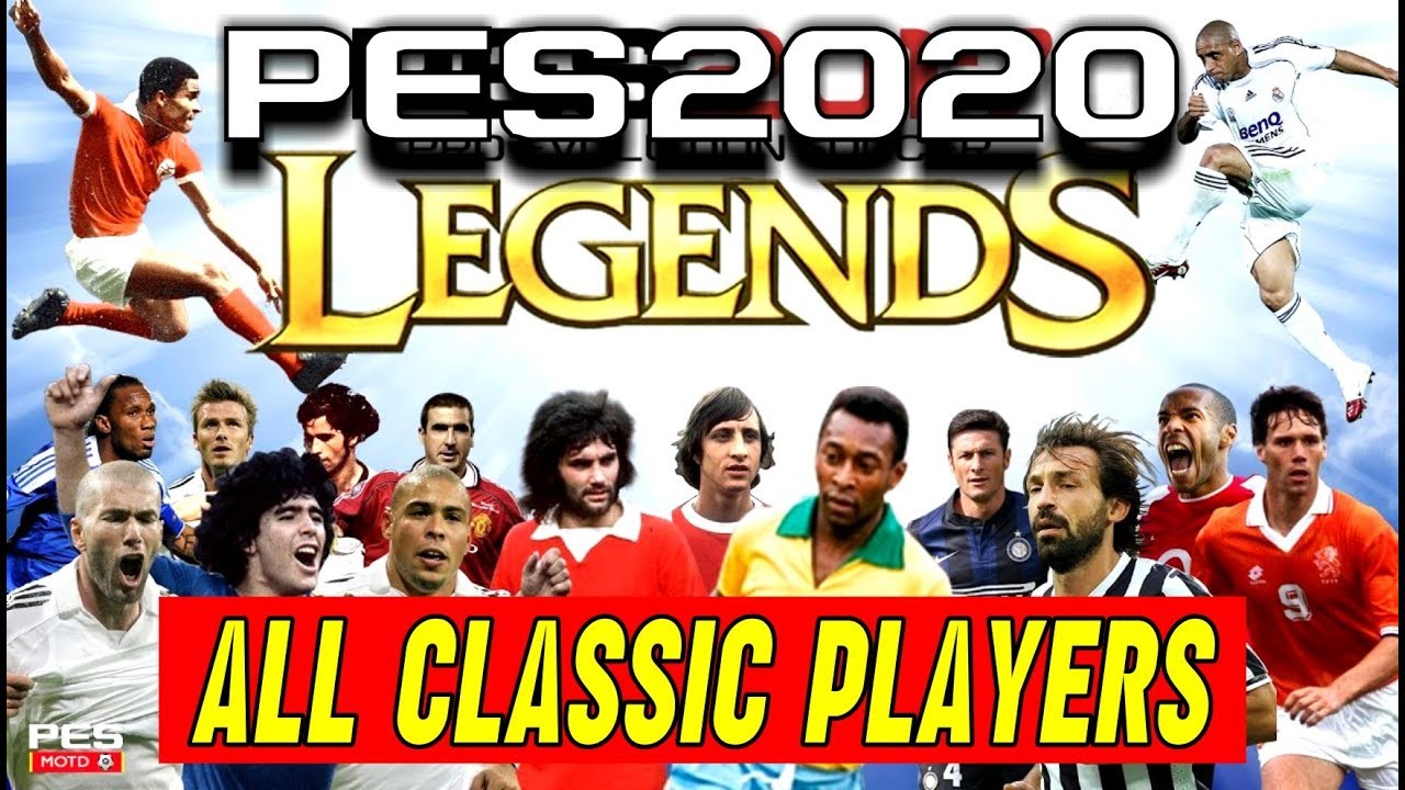 eFootball PES 2020 I ALL CLASSIC PLAYERS I PESuniverse Option File