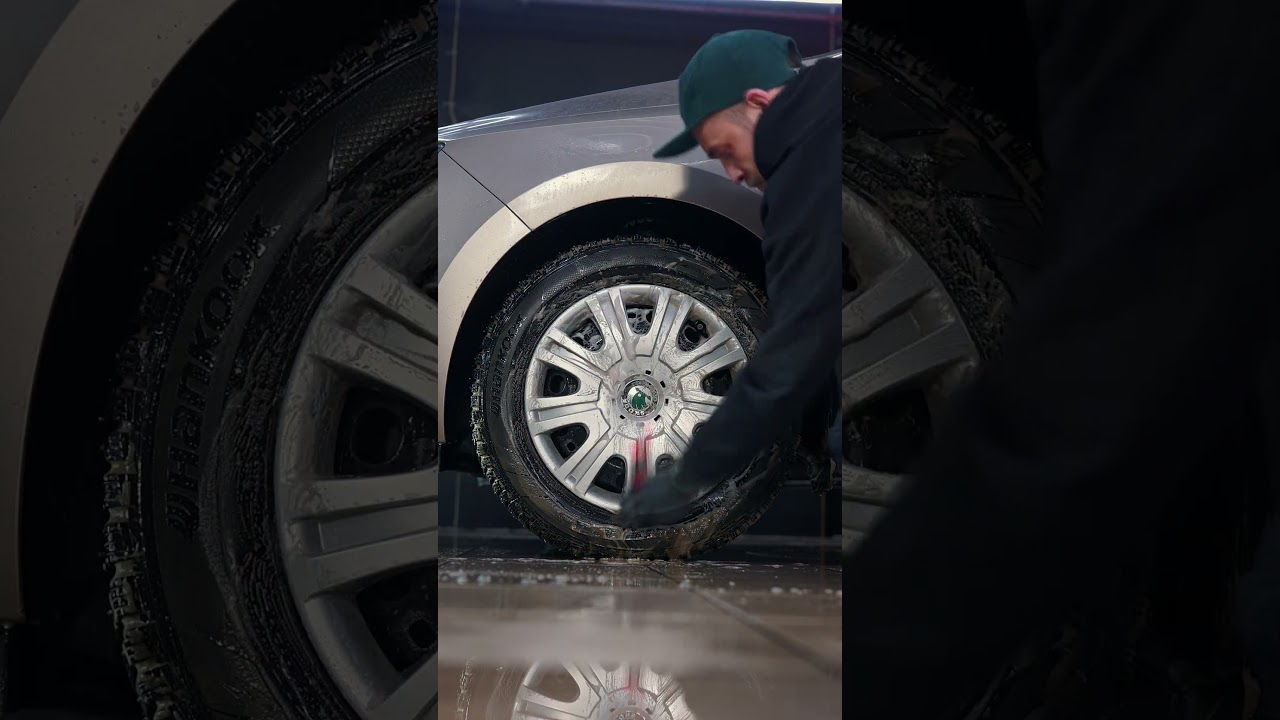 КАК УХАЖИВАТЬ ЗА КОЛЕСАМИ НА САМОМОЙКЕ?  #foamheroes #уходзаавто #detailing #мойка #обзор #diy