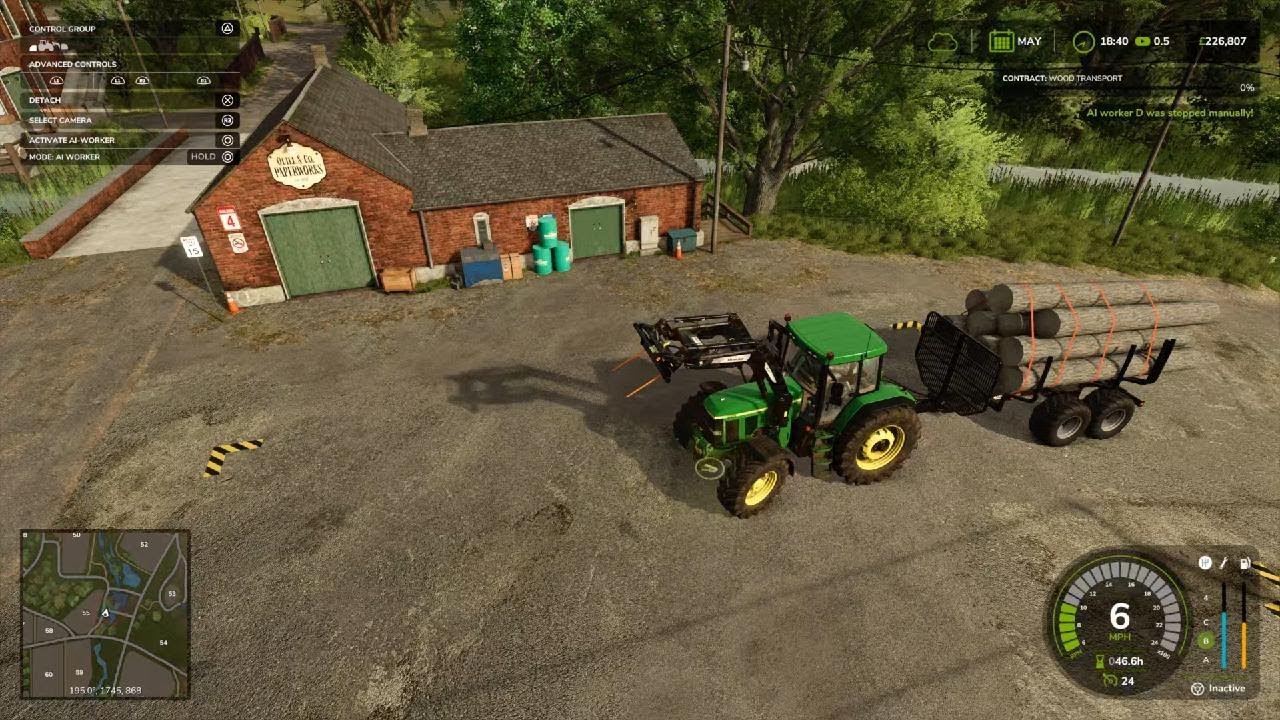 Farming Simulator 25 Wood Transport Contract