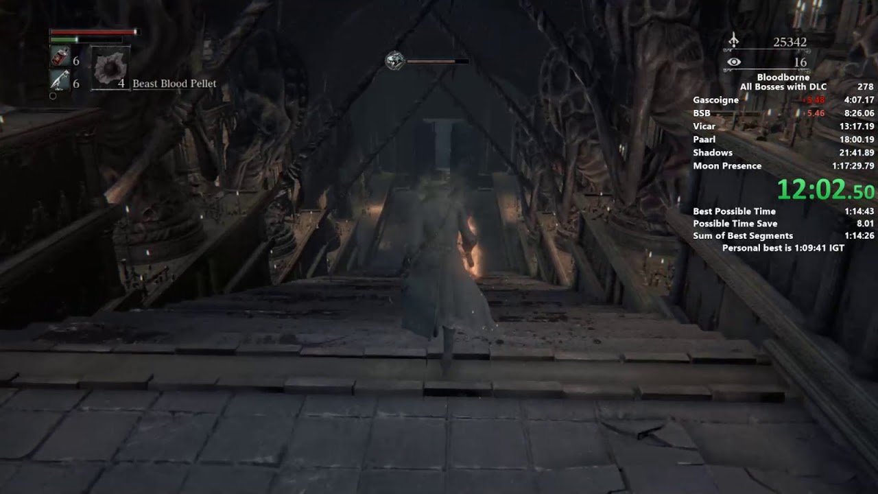Bloodborne All Bosses Speedrun in 1:08:15 IGT