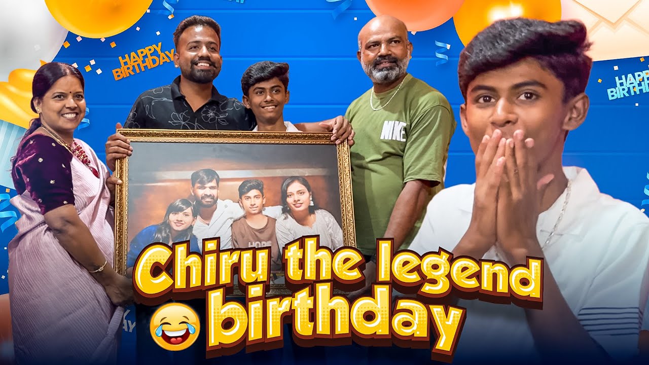 Chiru the LEGEND😂birthday celebration 🎉 