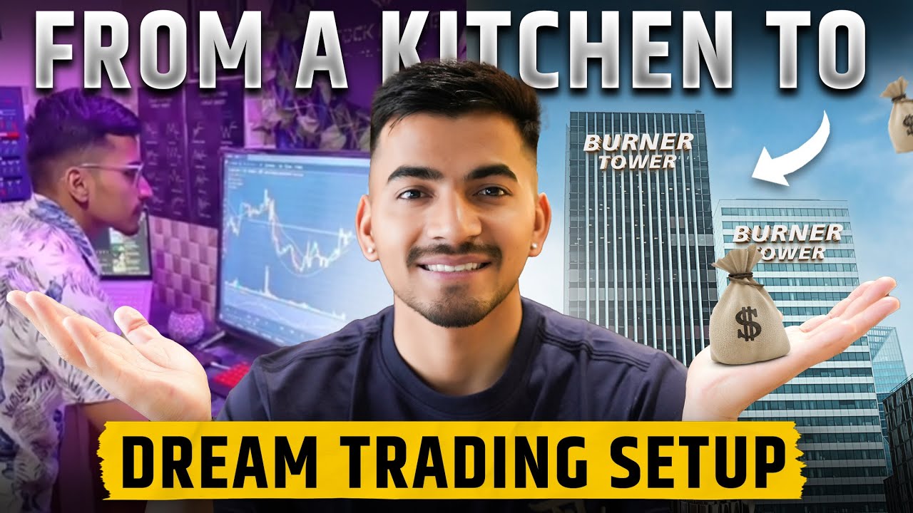 Stock Burner Dream Trading Setup & Office Tour 2025 | From Kitchen to Burner Tower