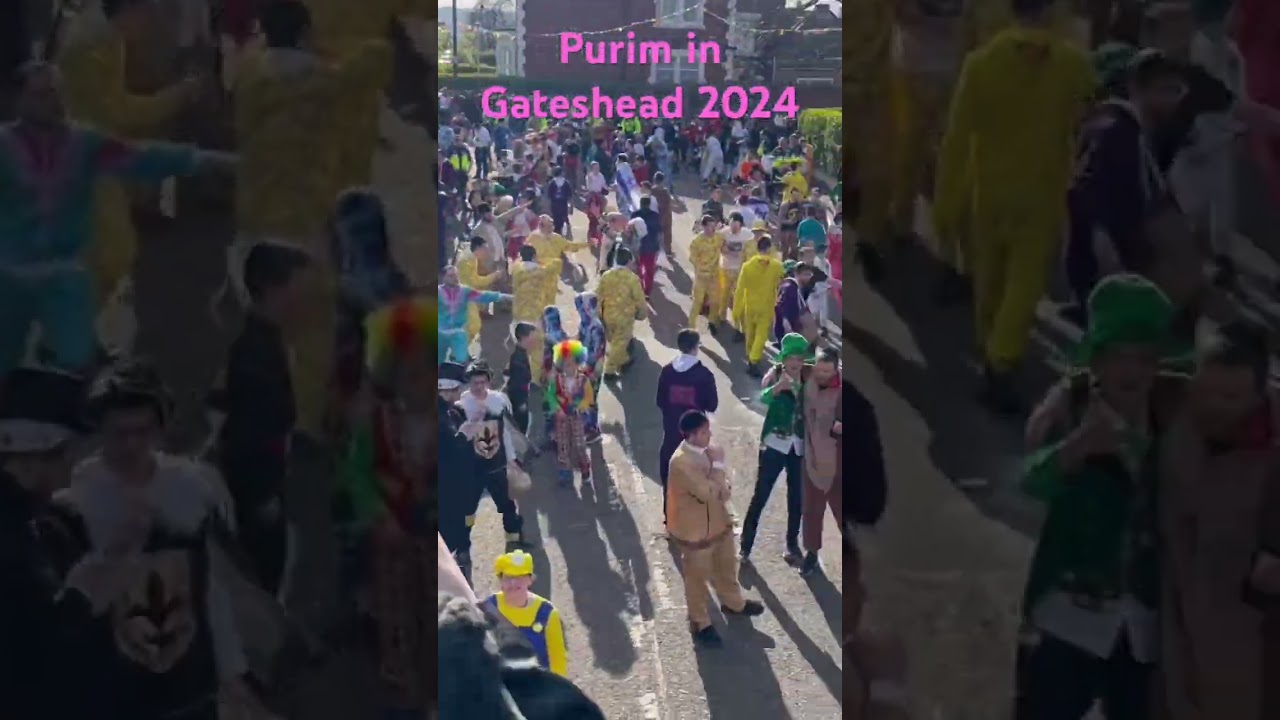 Purim In Gateshead 2024