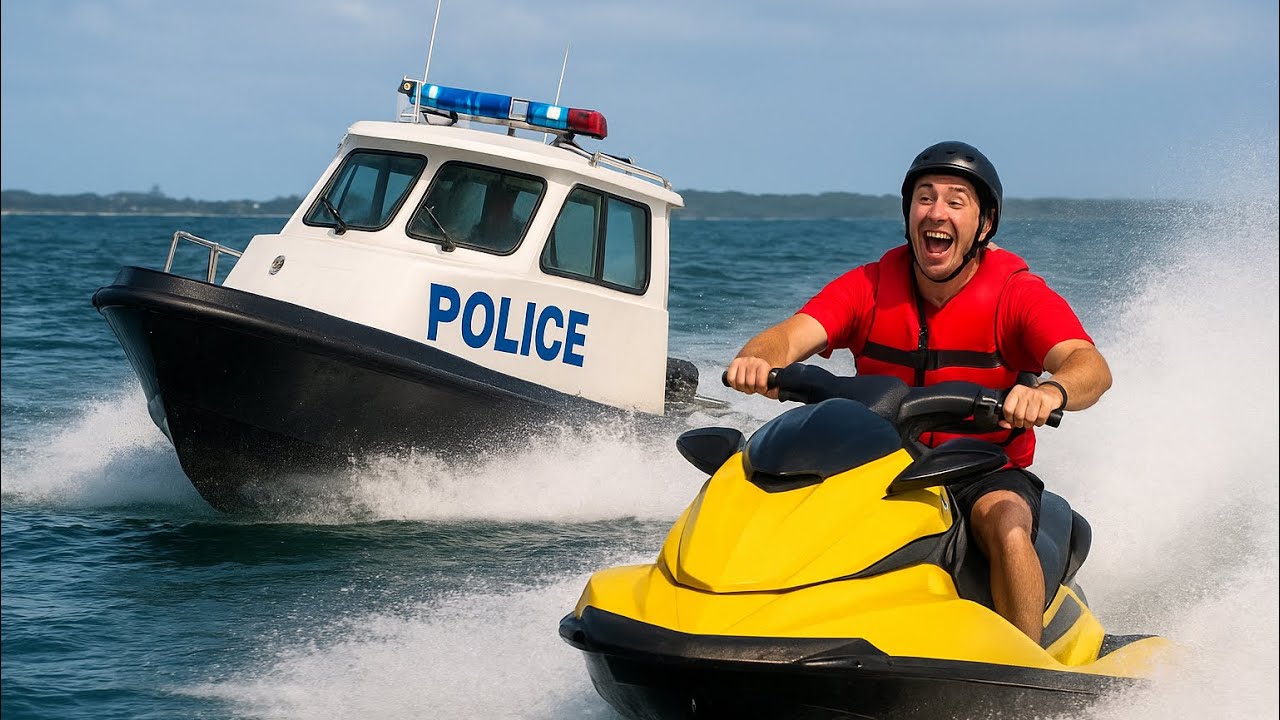 Brighton Le Sands never disappoints 😂😂 #brightonlesands#beachdrama##caughtoncamera #jetski #sydney 