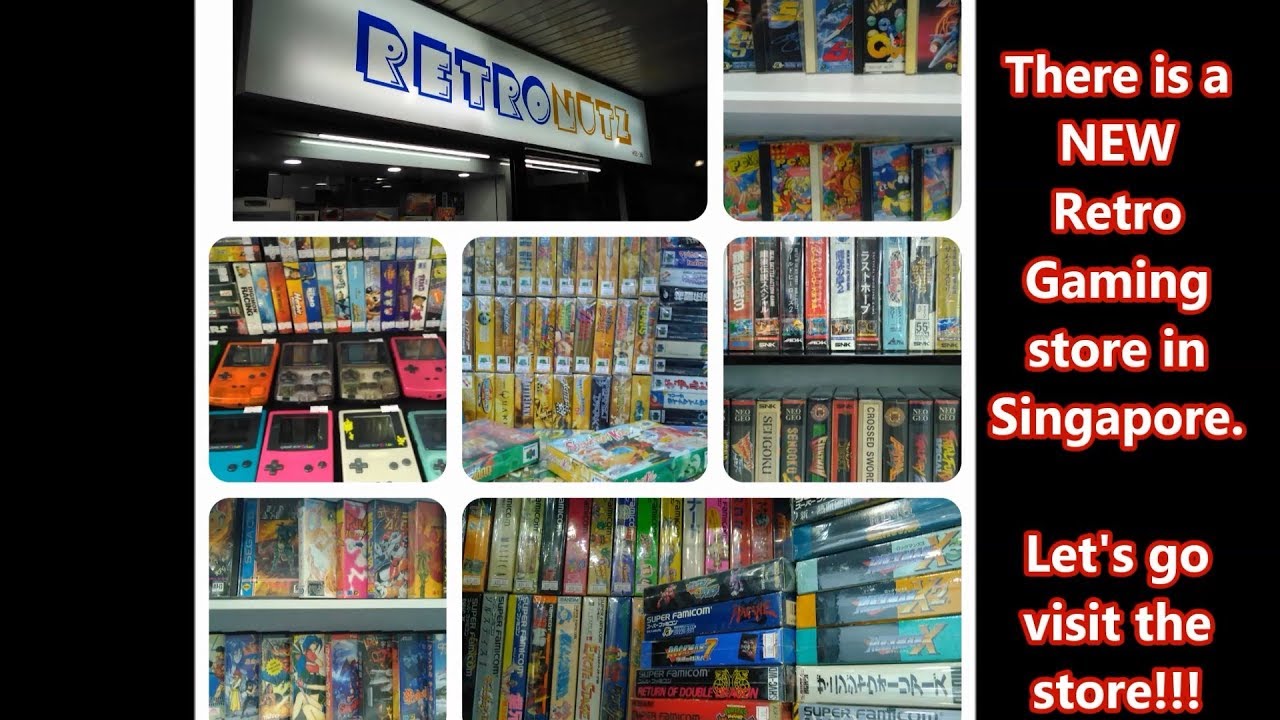 || Retronutz || Singapore ONE and ONLY Retro Games Store!! 2018 Store Tour!!