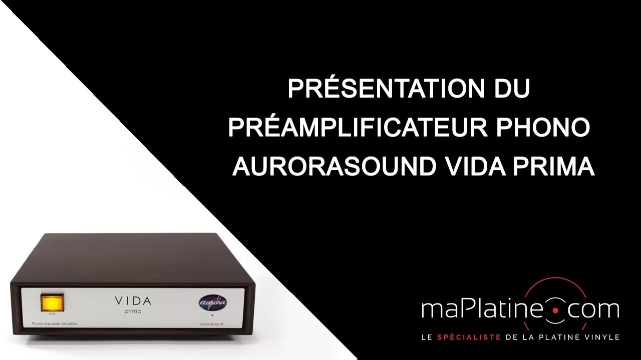 Pr&eacute;sentation du pr&eacute;amplificateur phono Aurorasound Vida Prima