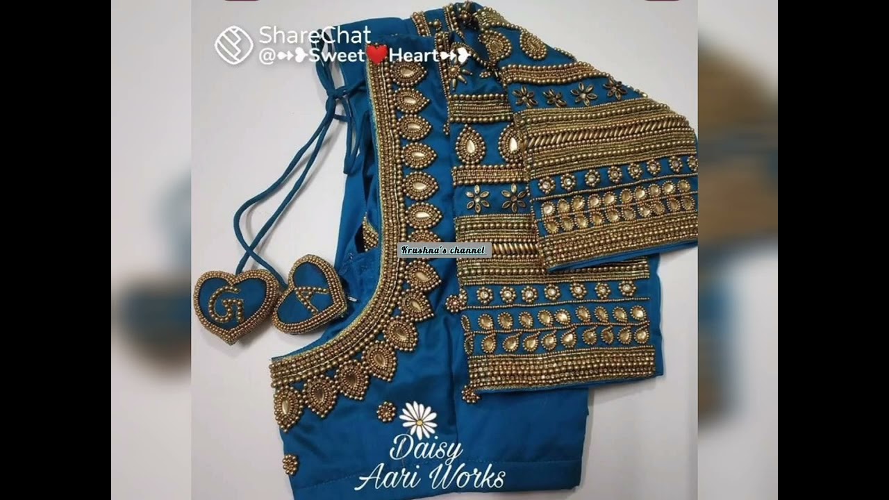 Bridal Heavy Maggam Work Blouse Designs|/Aari work blouse design 