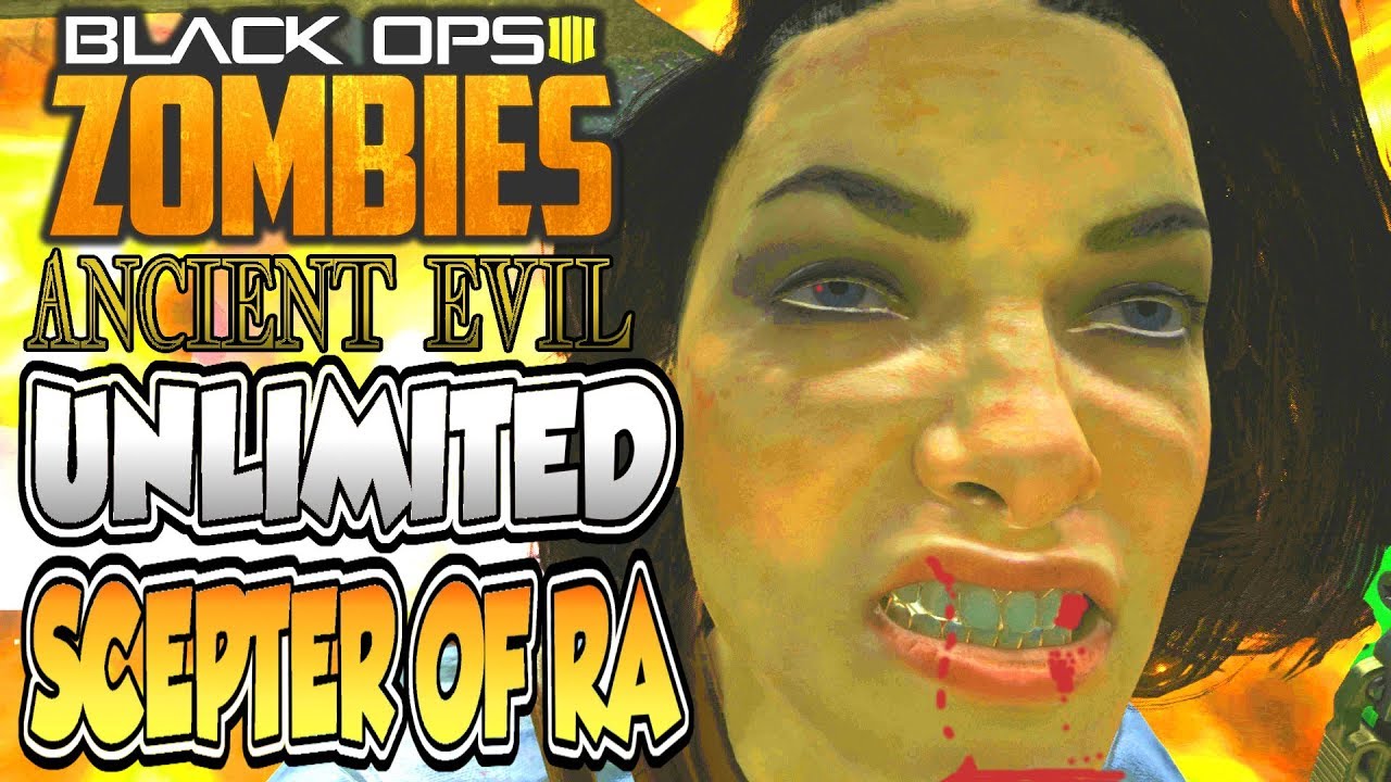 Unlimited Scepter of Ra *OUT OF MAP* Ancient Evil Glitch (After Patch 1.25) - BO4 ZOMBIE GLITCHES