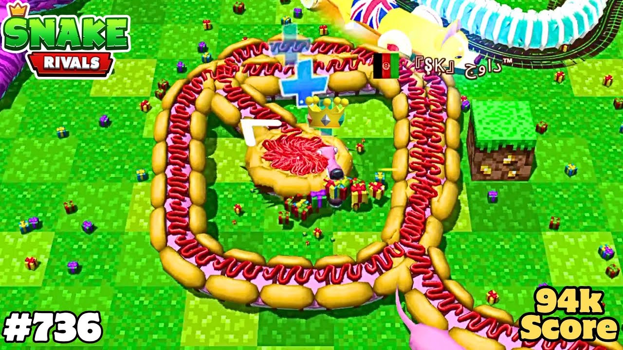 Snake Rivals | DACHSHUND Snake ( Dog ) Snake Gameplay | 94k Score | The BeastGaming840