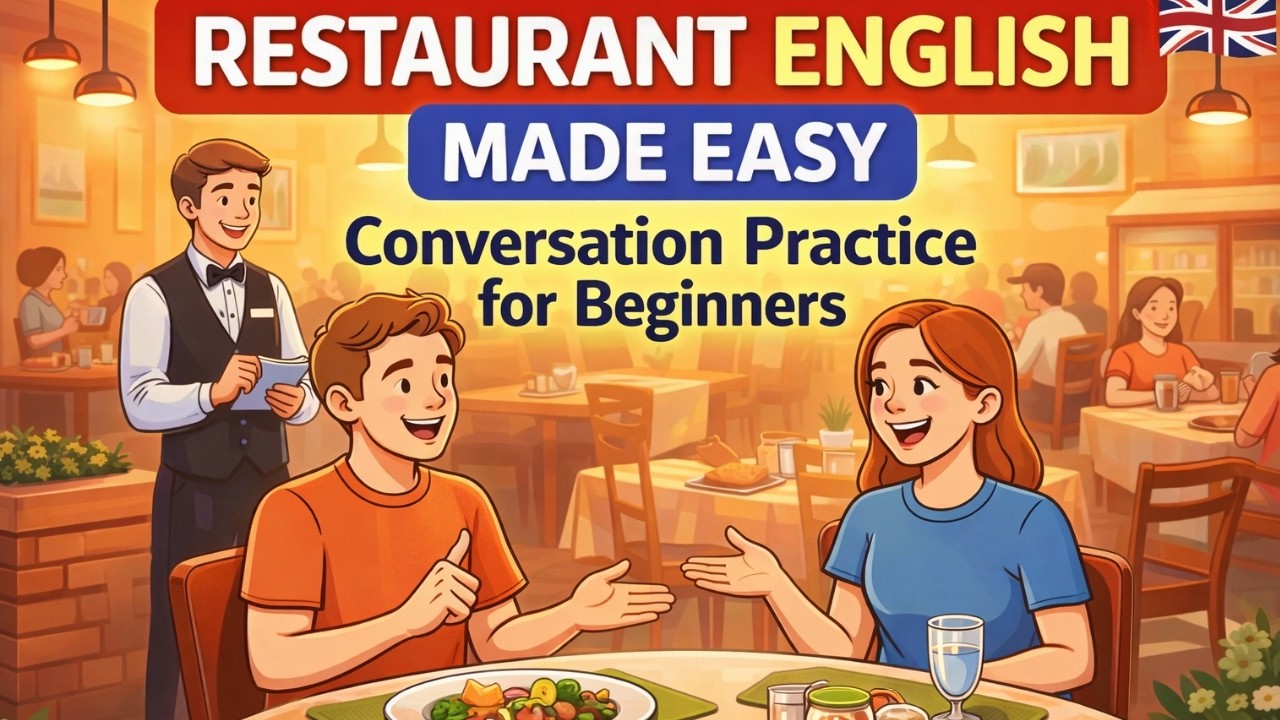 English at the Restaurant | Conversation Practice for Beginners