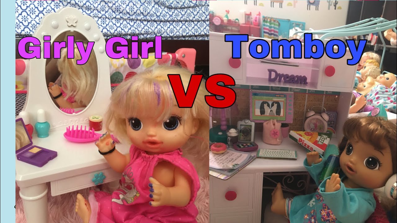 BABY ALIVE Tomboy VS Girly Girl Night Routine / FAN MAIL