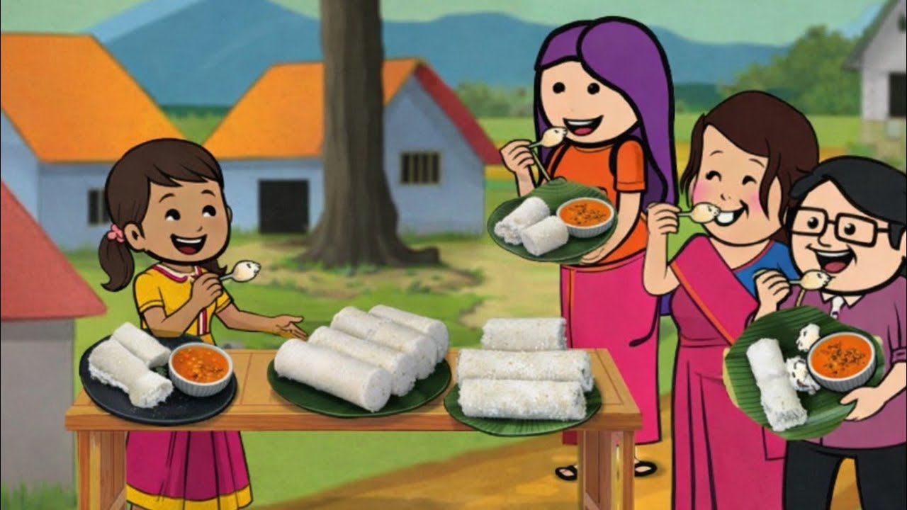 ‼️கேரளா புட்டு வியாபாரம் பண்ணும் சின்னப்பொண்ணு.#kanyakumarislang #chutticartoon #trendingshorts 