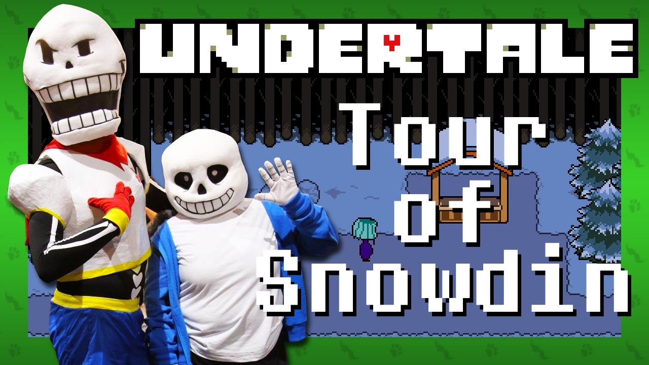 SANS & PAPYRUS' TOUR OF SNOWDIN - Undertale Cosplay Skit