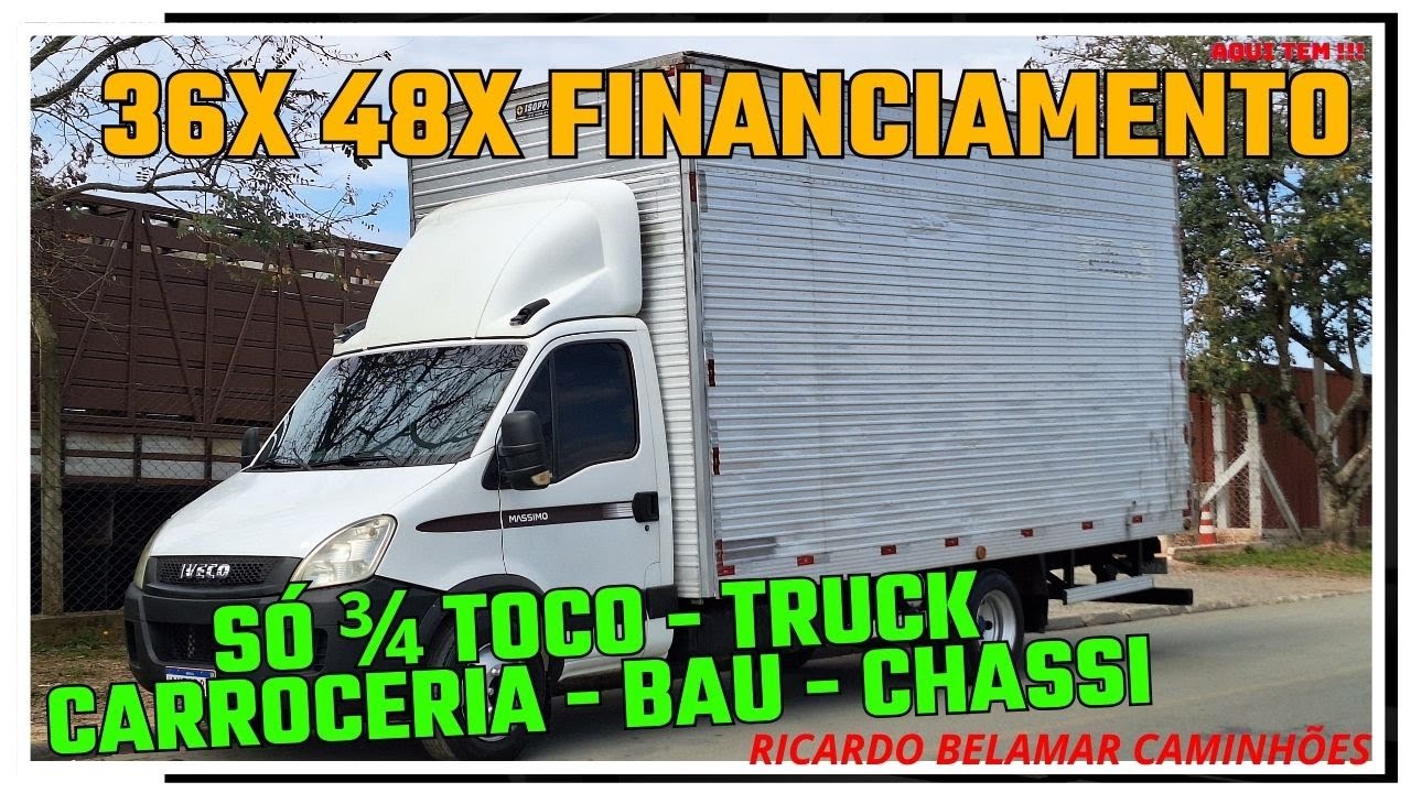 Caminhão Iveco 70c16 2011 baú Com financiamento diferença 36x e 48x