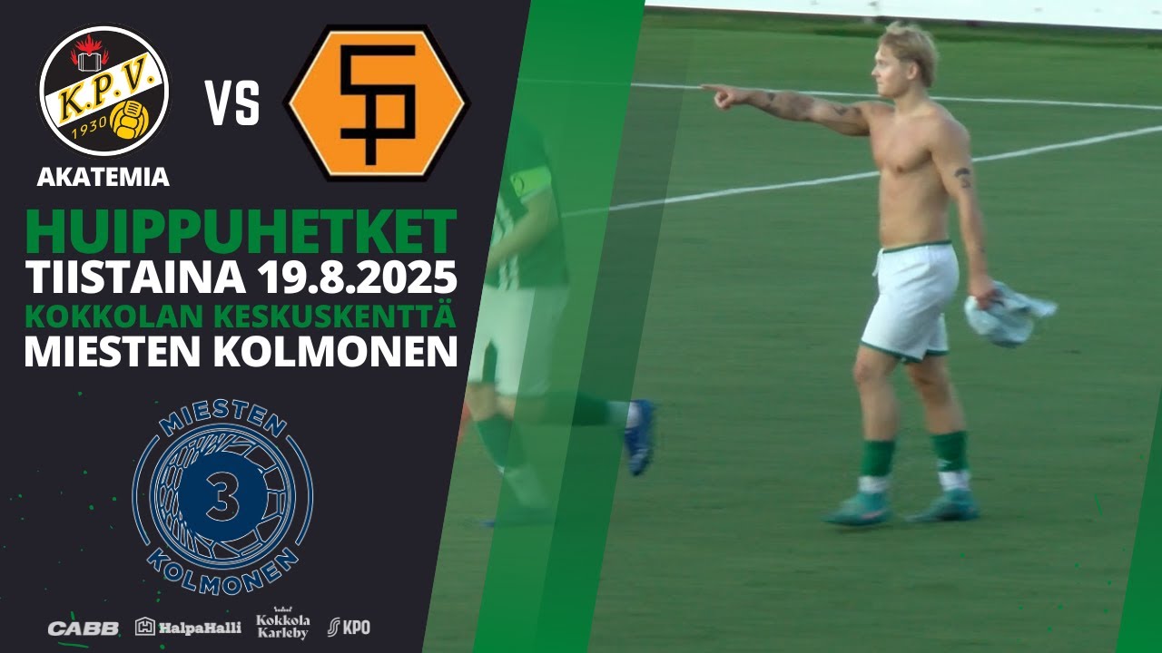 KPV Akatemia - FC Sääripotku ti 19.8.2025 | Huippuhetket