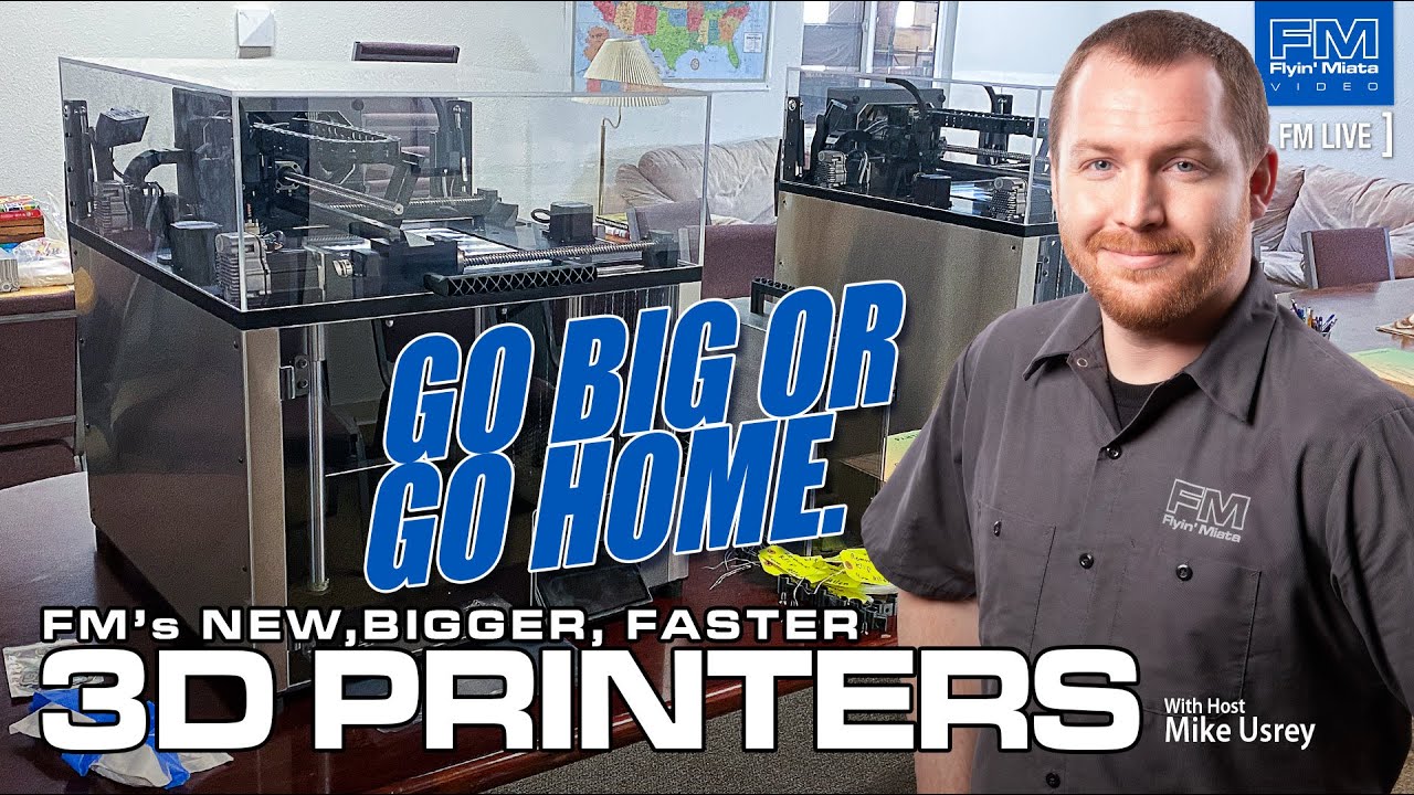 FM has new 3D Printers! FM Live w Mike Usrey 1-23-25