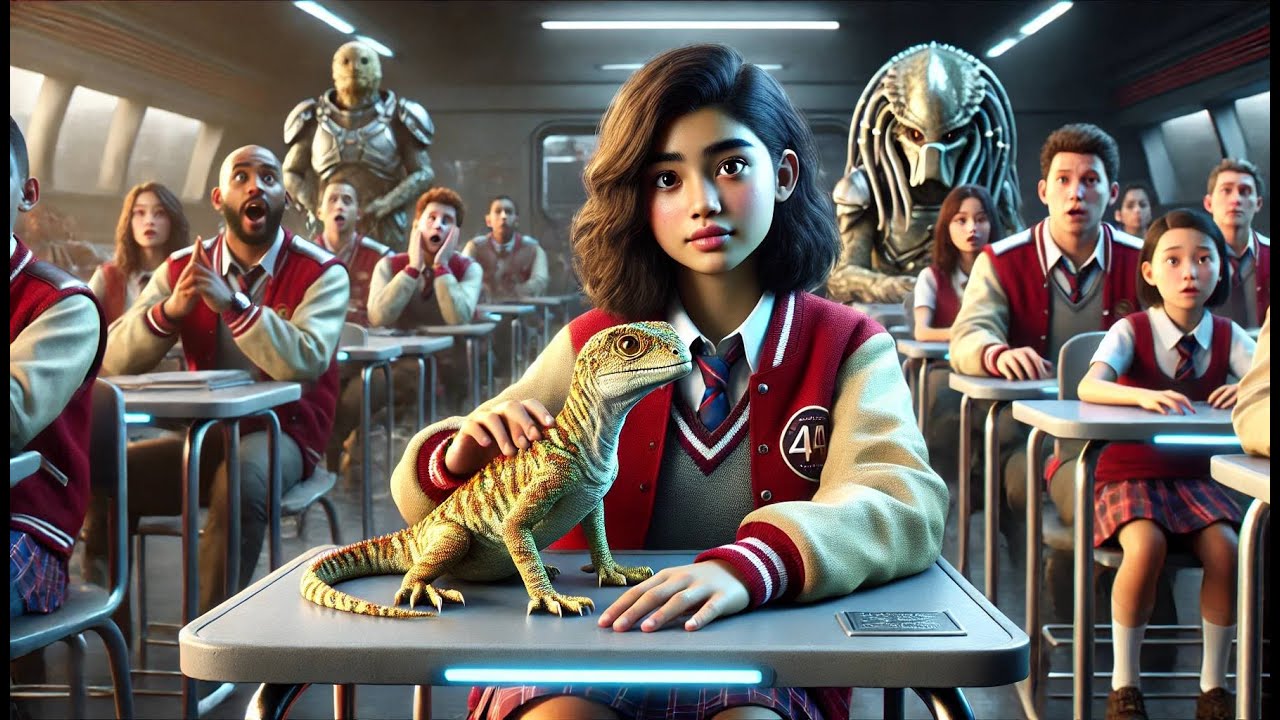 They brought a predator hatchling to intimidate the class — it sat next to the human and purred.