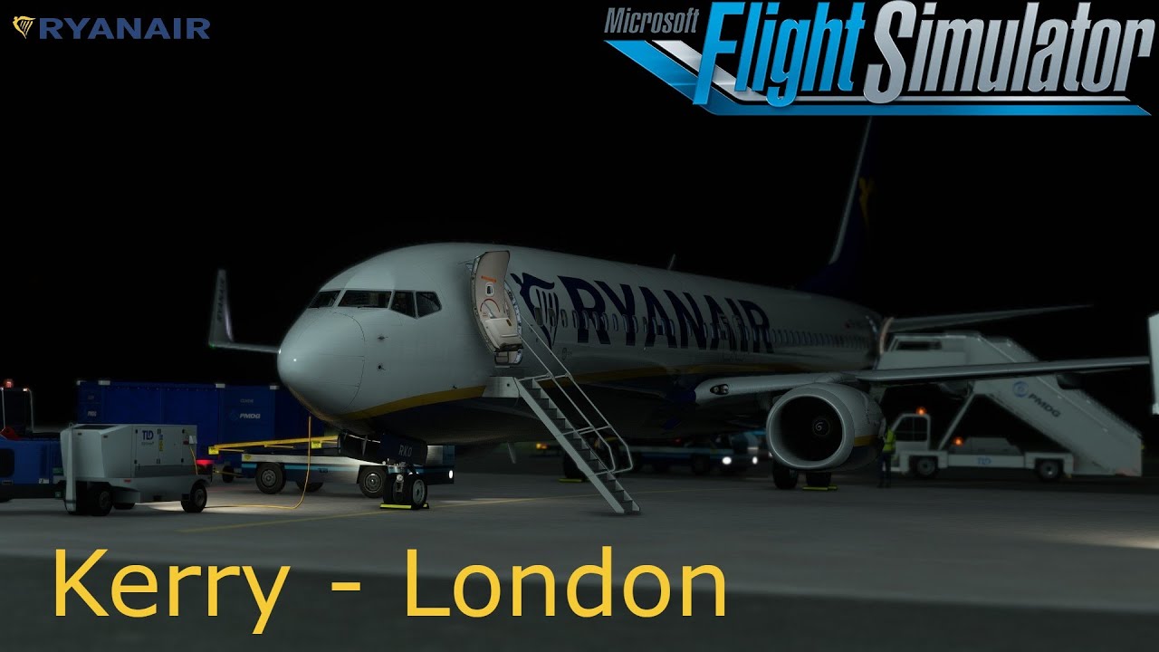 Low fuel mid flight! 737-800 Ryanair | Kerry (KIR) London (STN)