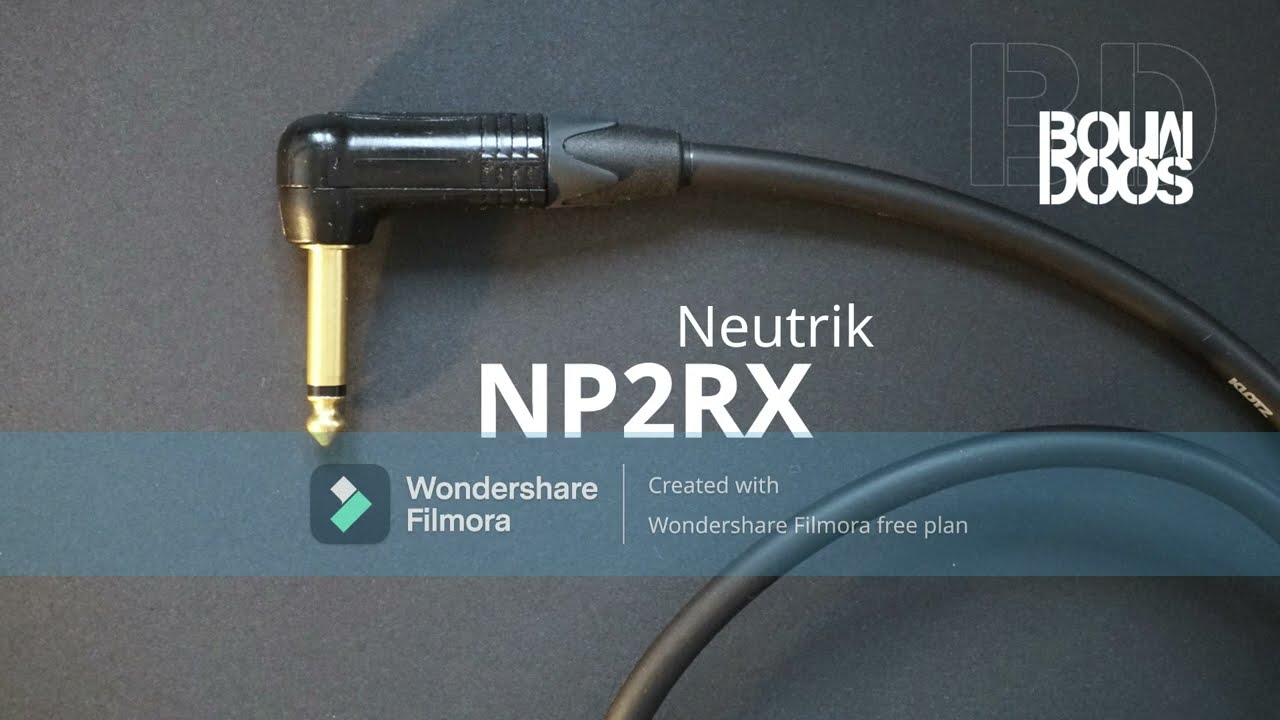Guitar Cable: Neutrik NP2RX solderen