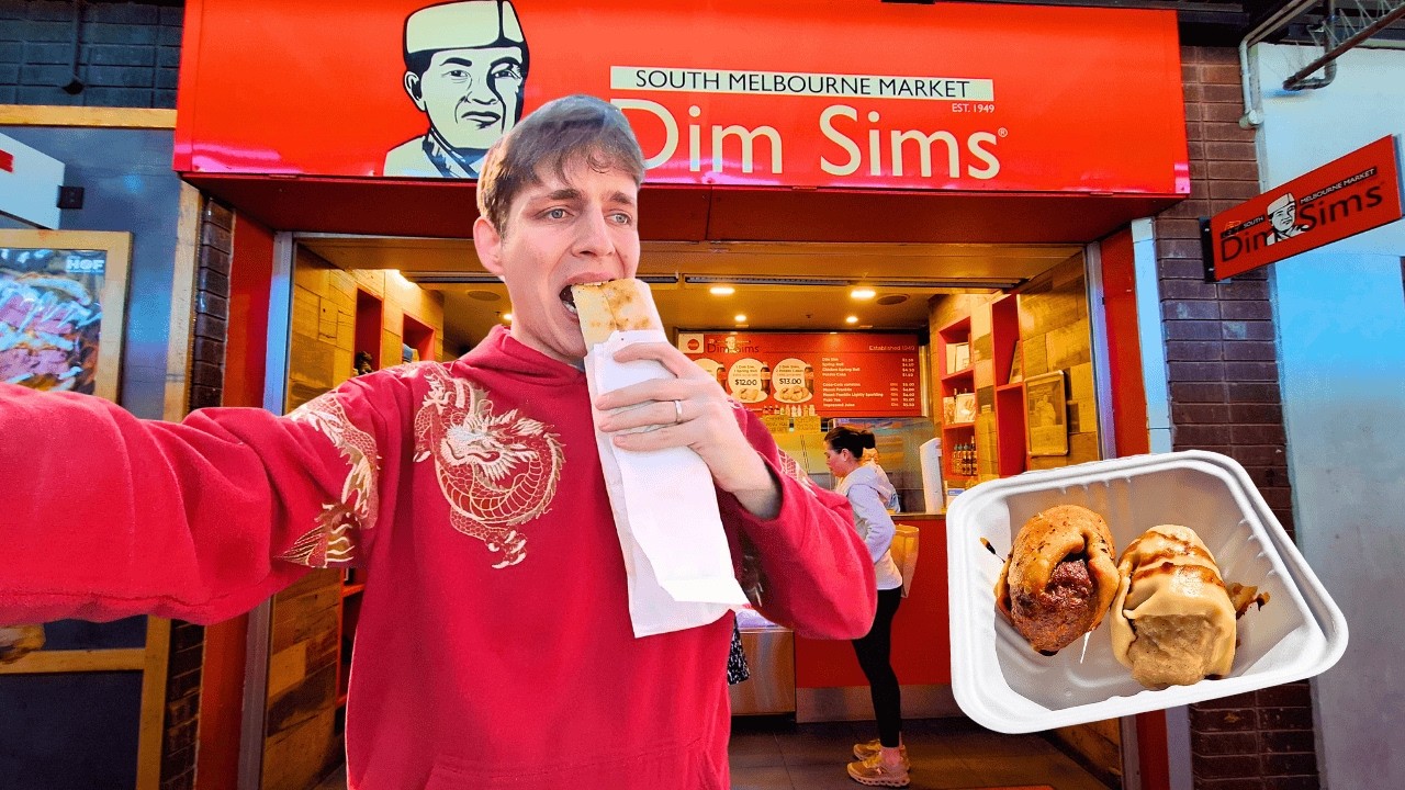 AMERICAN пробует культовый ресторан DIM SIM в Южном Мельбурне!! (Маркетинговый гастрономический тур)