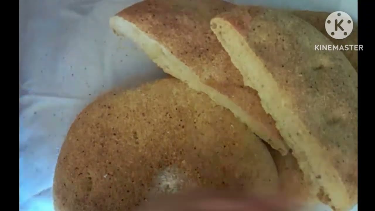 خبز الدار بالقمح و الخميرة بلديةبدون دلك و بدون مجهود صحي