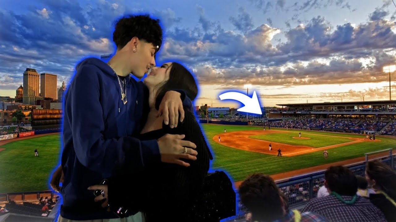SURPRISED HER TO OUR FIRST BASEBALL GAME… ( + car shopping + haunted tunnel vlog )