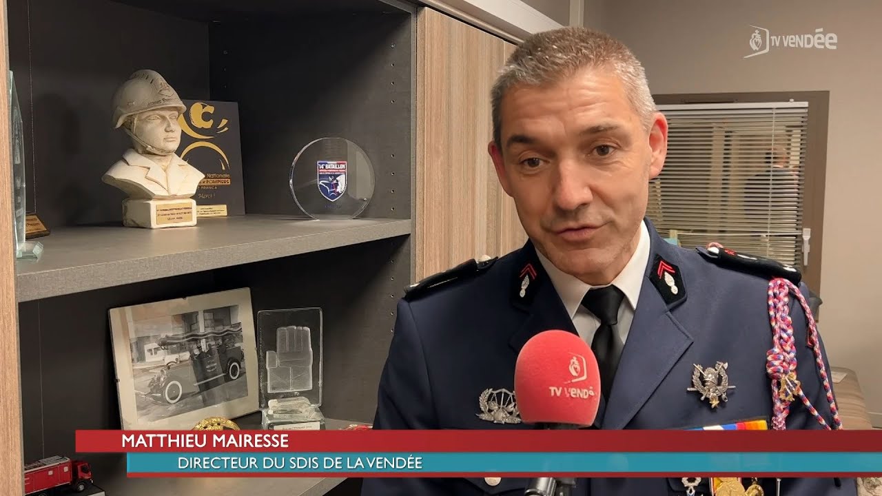 Matthieu Mairesse, nouveau directeur du SDIS de Vendée
