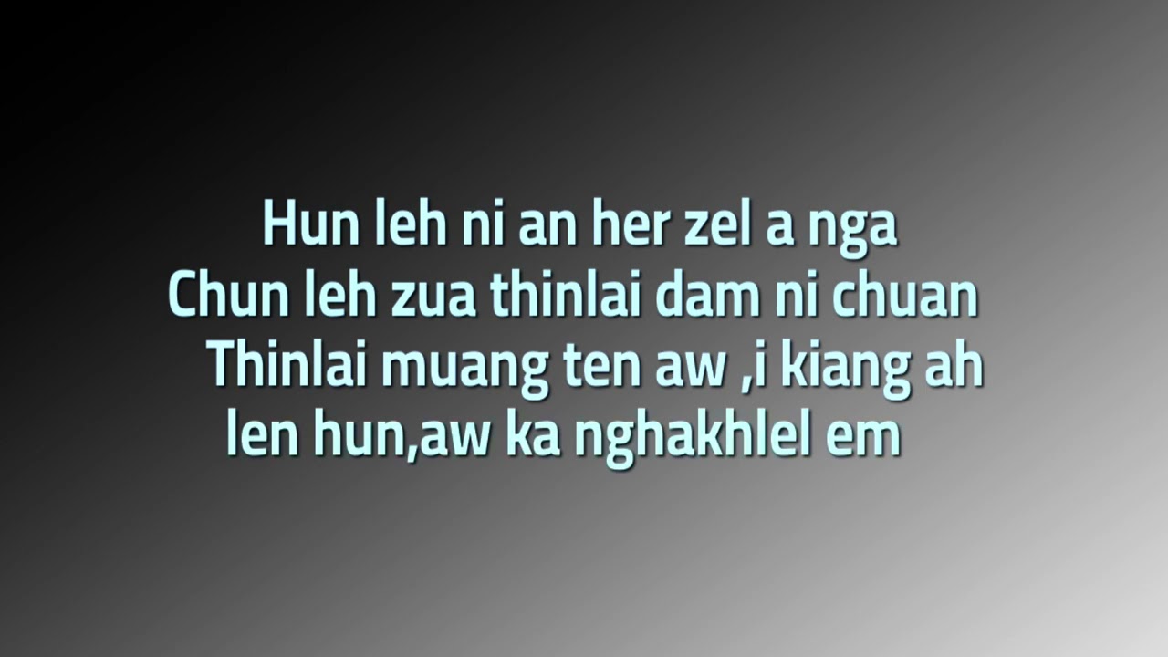 A zual zel si.karoake.lyrics.sylvia & dinsanga