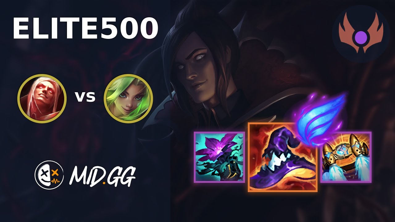 MID.GG: [ elite500 ] Владимир Бот против Зери | EUW MASTER | LOL Сезон 2025