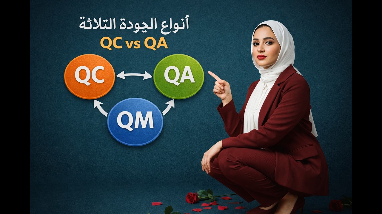 The three areas of quality شرح بسيط