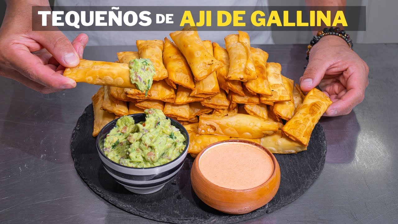 Tequeños de AJI de GALLINA Facil | Abelca