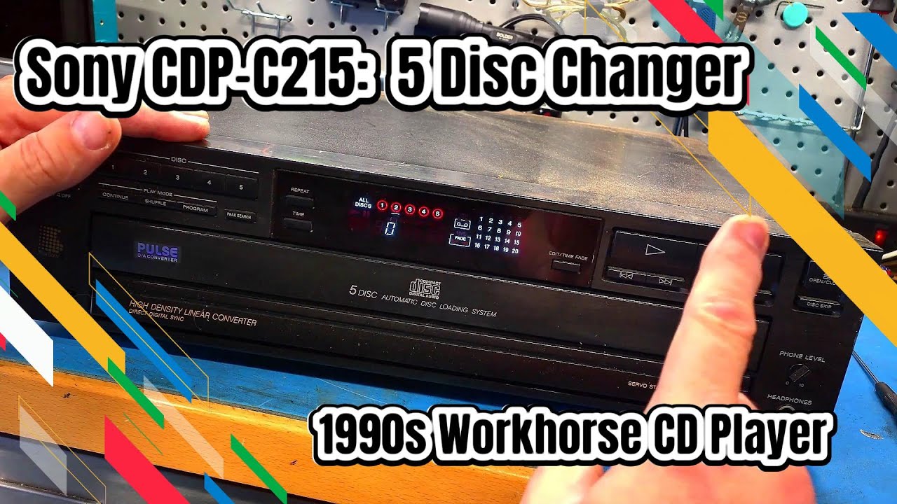 Sony CDP-C215 5 Disc CD Player