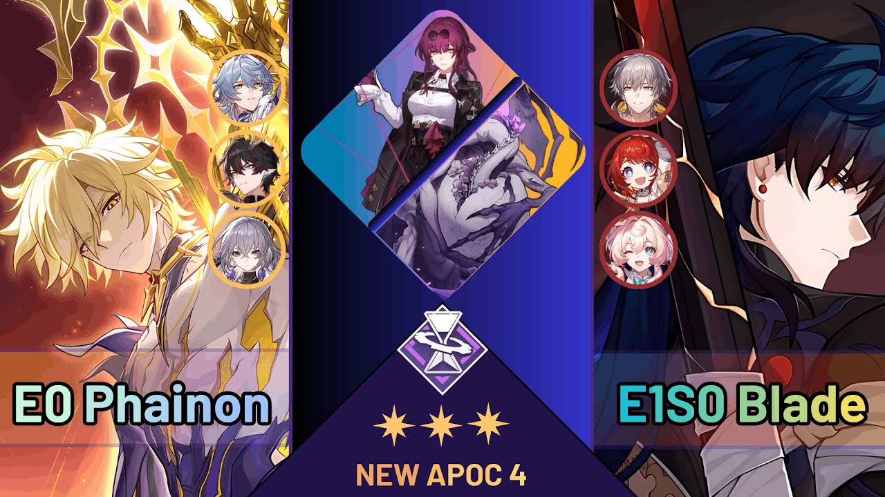 NEW Apocalyptic Shadow | E0 Phainon | E1S0 Blade | Floor 4 3 Stars