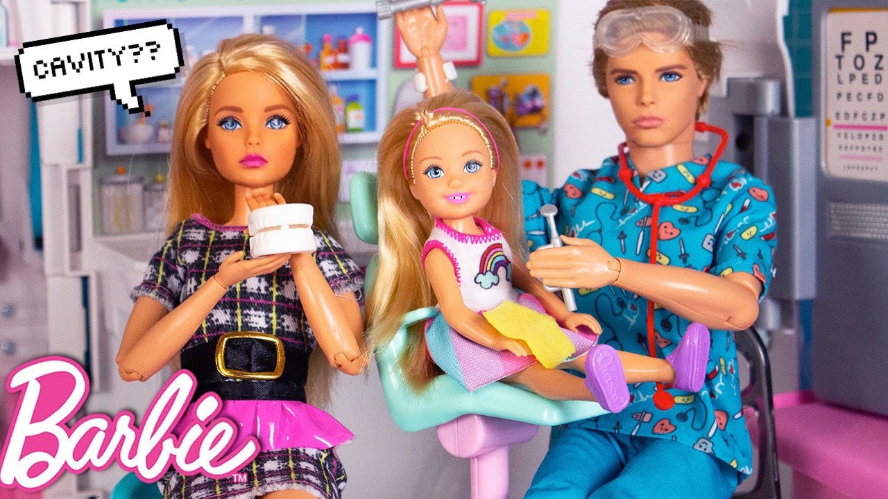 Barbie Chelsea Doll School Morning Routine - Dentist Visit!