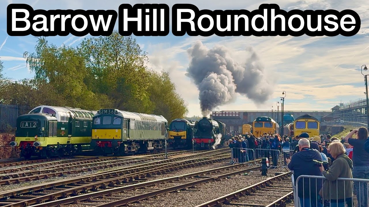 A Walk Through the LOCOS at BARROW HILL ROUNDHOUSE with A3 60103 