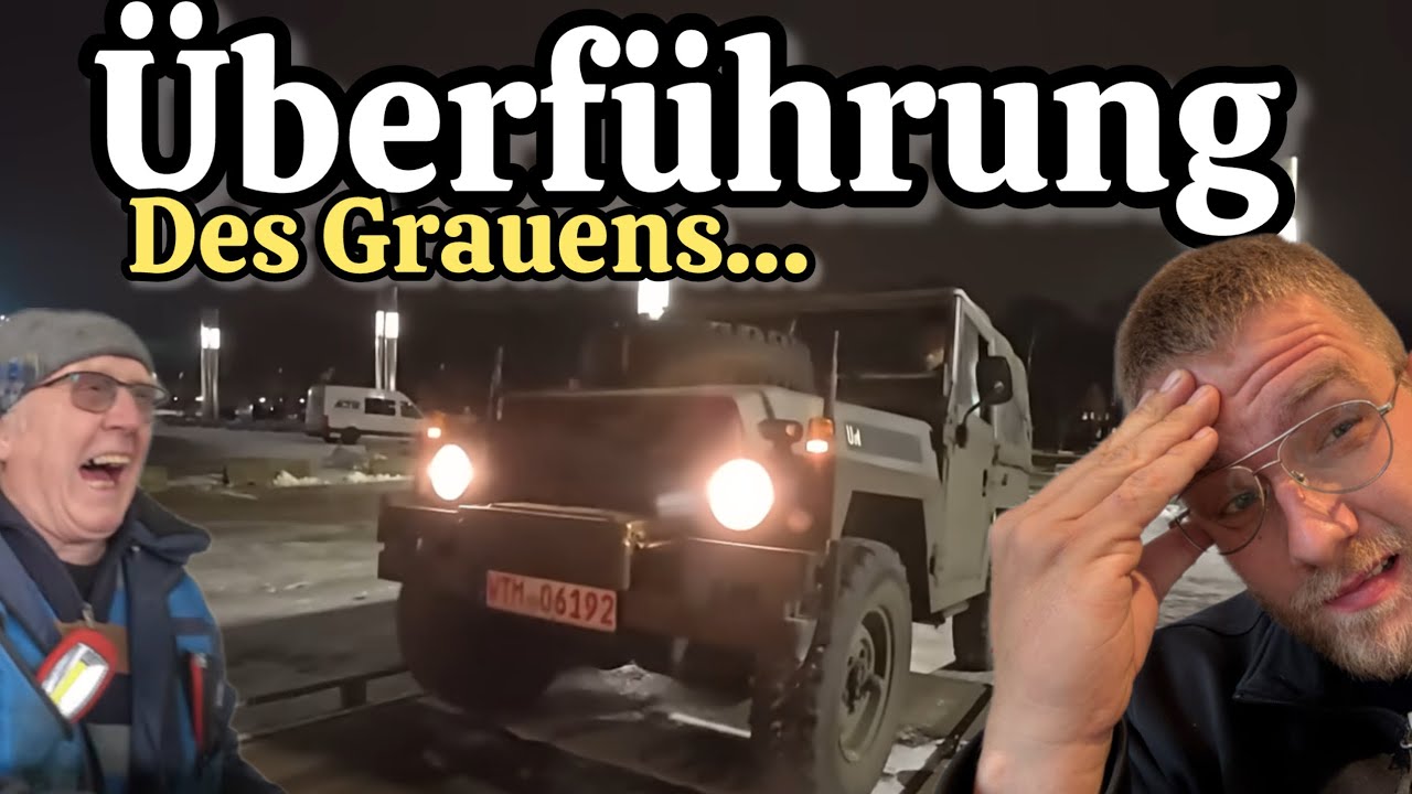 Nach EINEM KILOMETER bleibt er LIEGEN… Landrover Überführung nach Hooksiel geht (hart) schief!