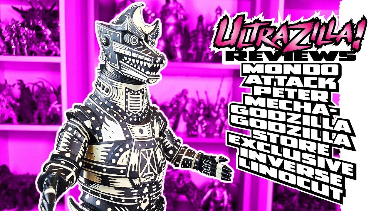 MONDO ATTACK PETER MECHAGODZILLA GODZILLA STORE EXCLUSIVE INVERSE LINOCUT VER. | Review 2272