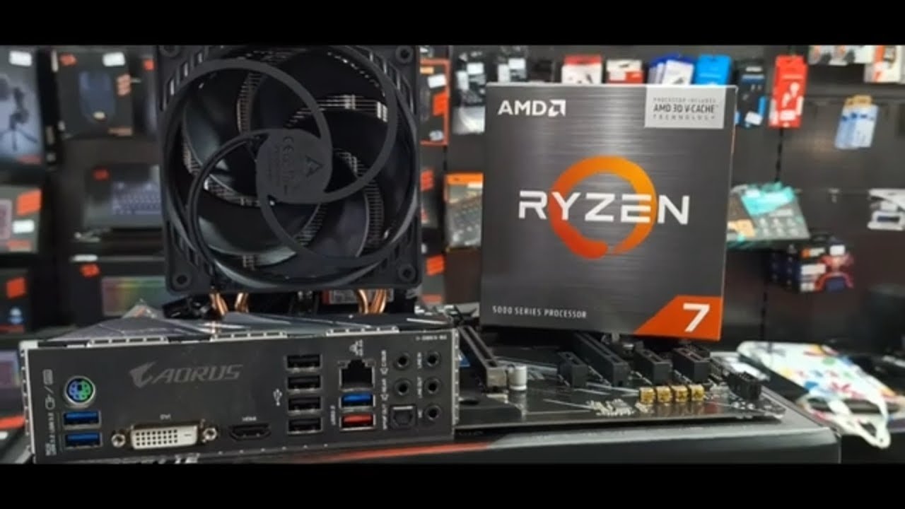 👉‼️Installation #amamd Ryzen 7 5700X3D & #aorus A520 ELITE