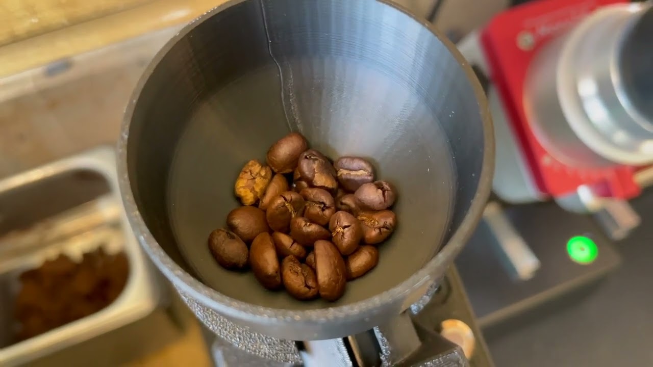 My version of the Slow Coffee Bean Feeder