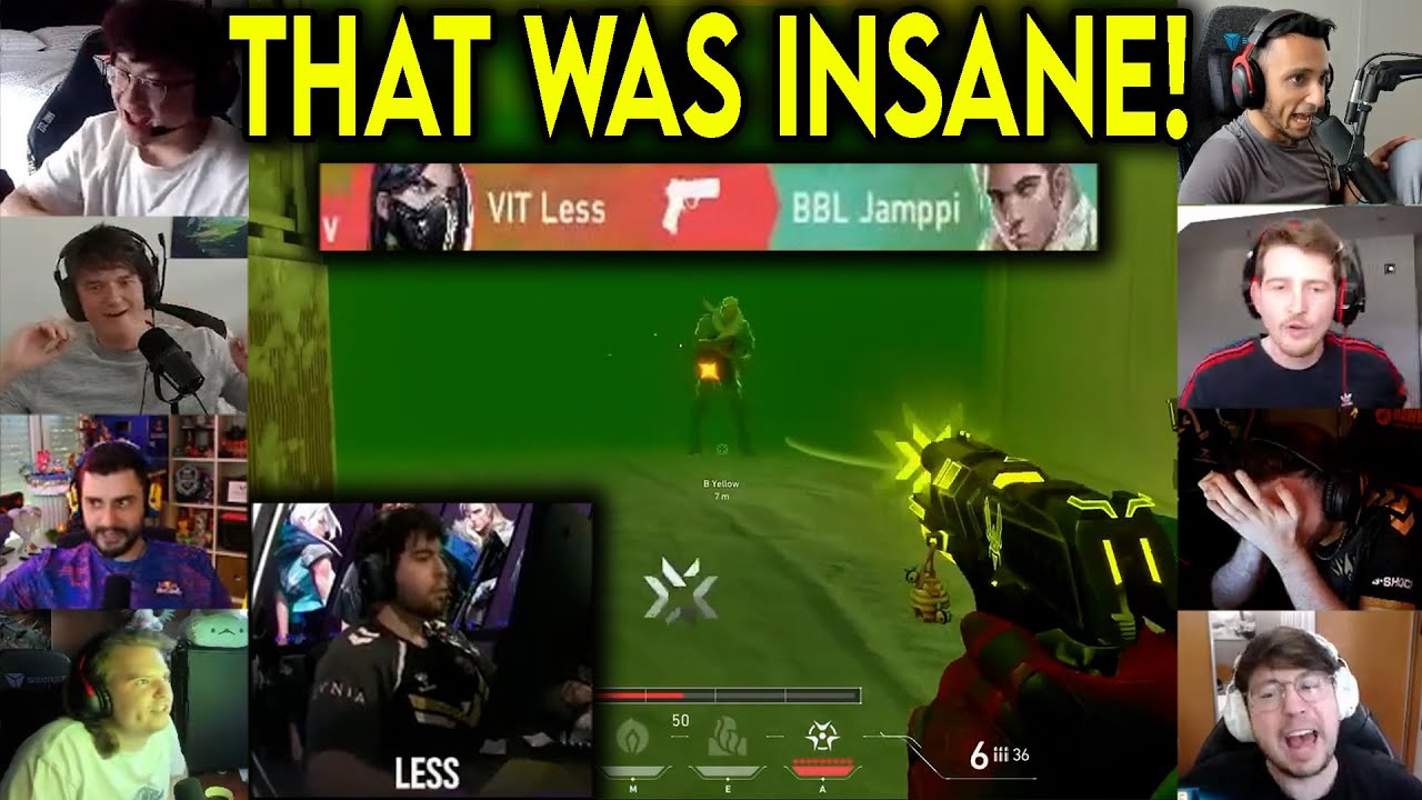 Valorant Streamers Reacts To VIT Less Insane 1v4 CLUTCH Against BBL In VCT