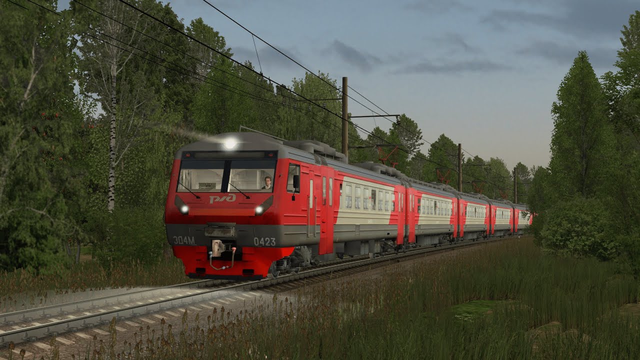 Самый красивый маршрут в ZDSimulator? Поездка по самым атмосферным окрестностям Санкт-Перебурга!