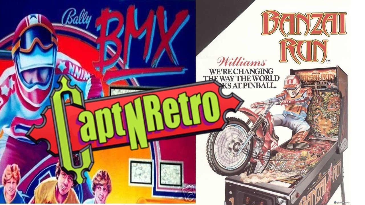 Top 7 Sports Themed Pinball Machines ~ Number 4 & 3 BMX and Banzai Run #pinball #sports #top7