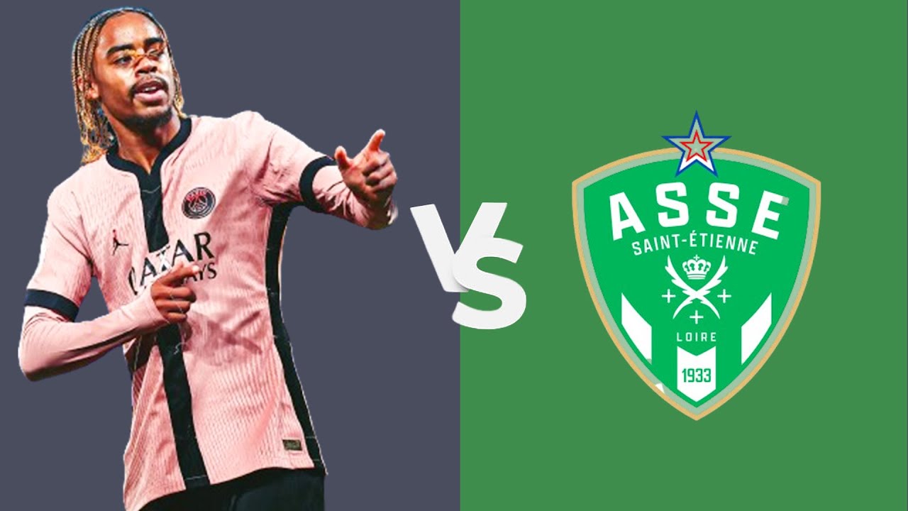 Bradley Barcola vs Saint-&Eacute;tienne | All dribblings , assists and passes! | Ligue 1 (29/3/2025)