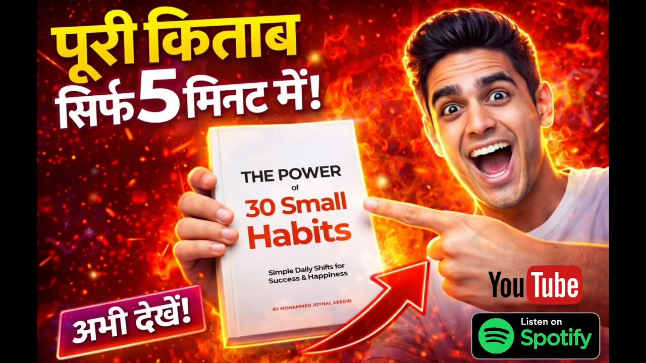 The Power of 30 Small Habits | 5 मिनट में पूरी किताब | Hindi Podcast